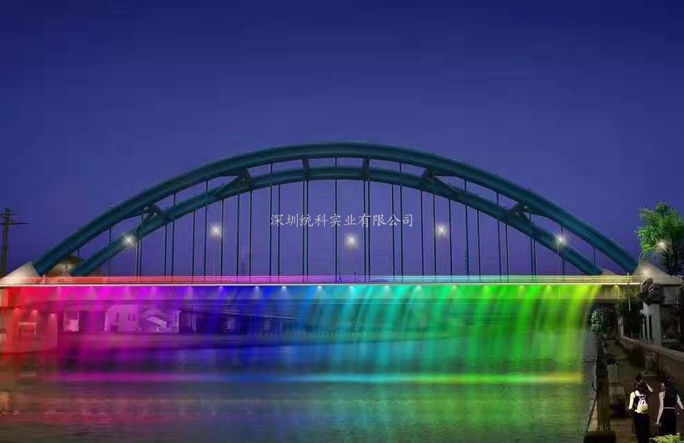 桥梁水景--景观亮化